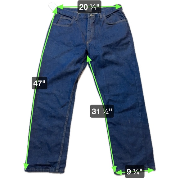 Tyndale FR Flame Resistant Denim Blue Jeans Men Sz 40X31 Indura Style I230T USA - Picture 7 of 7